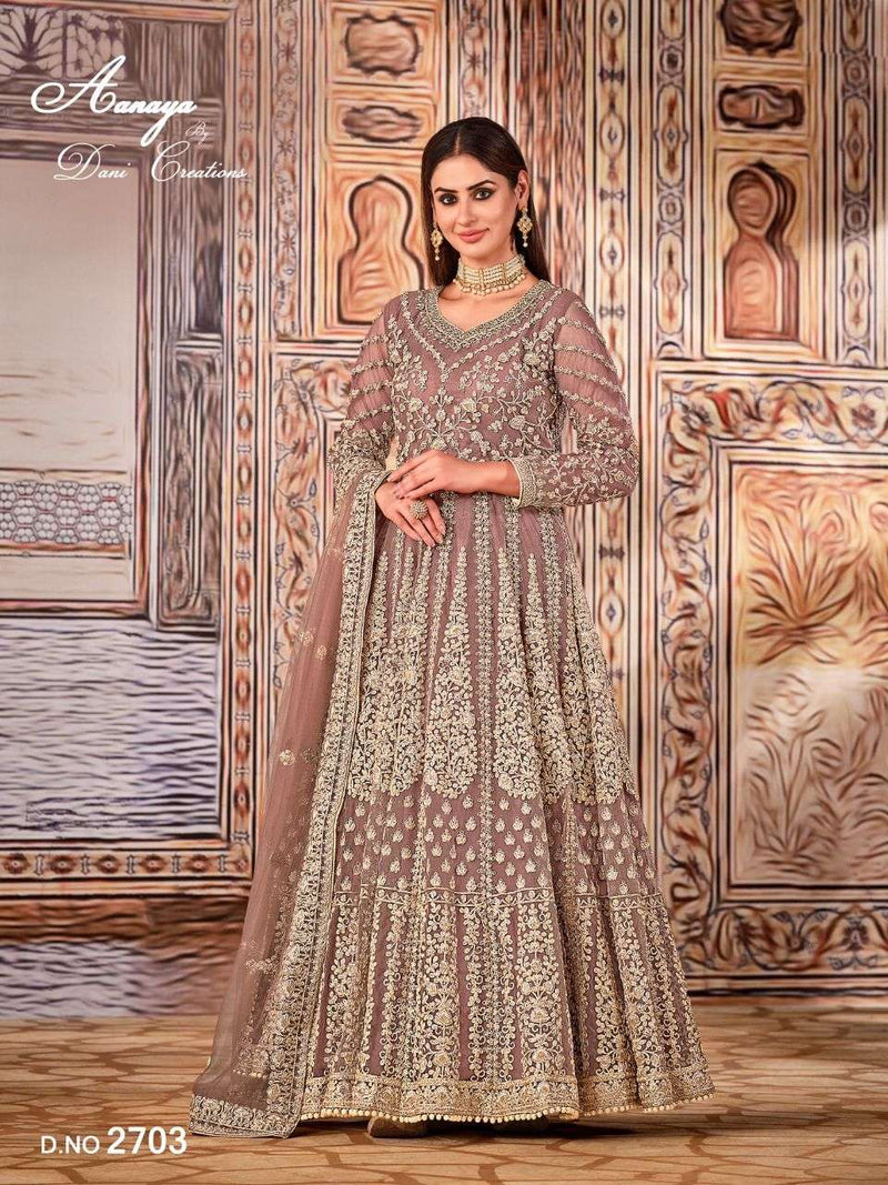 Dani Creation Aanaya Vol 127 Net With Heavy Embroidered Work Wedding Collection