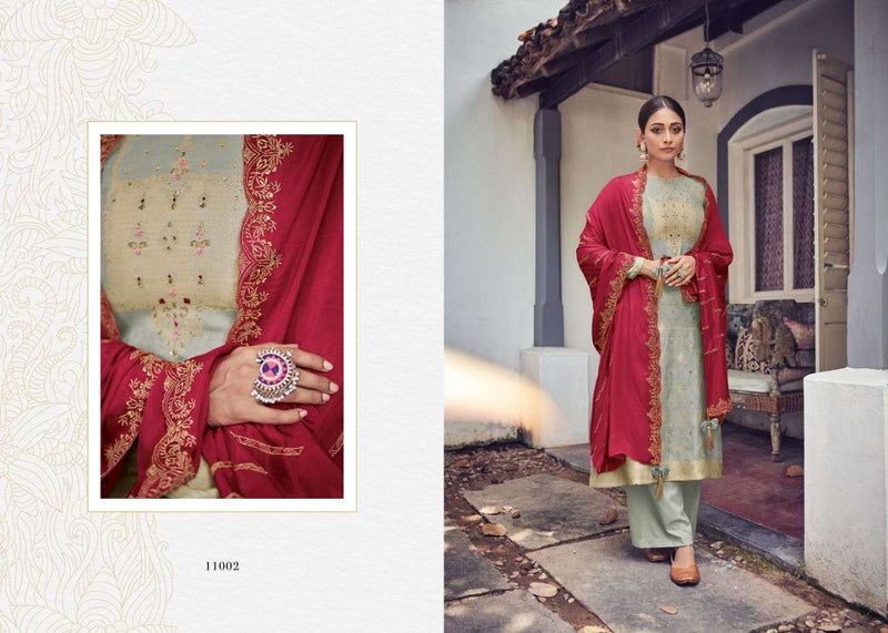 Deepsy Ivyona Viscose Jacqured With Heavy Embroidery Work