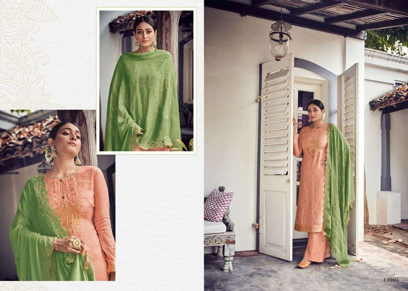 Deepsy Ivyona Viscose Jacqured With Heavy Embroidery Work