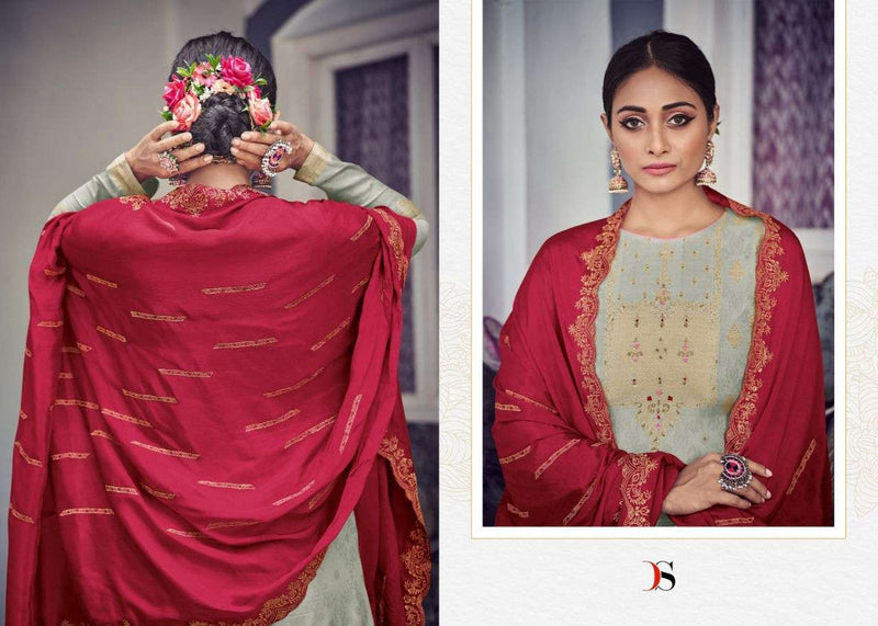 Deepsy Ivyona Viscose Jacqured With Heavy Embroidery Work