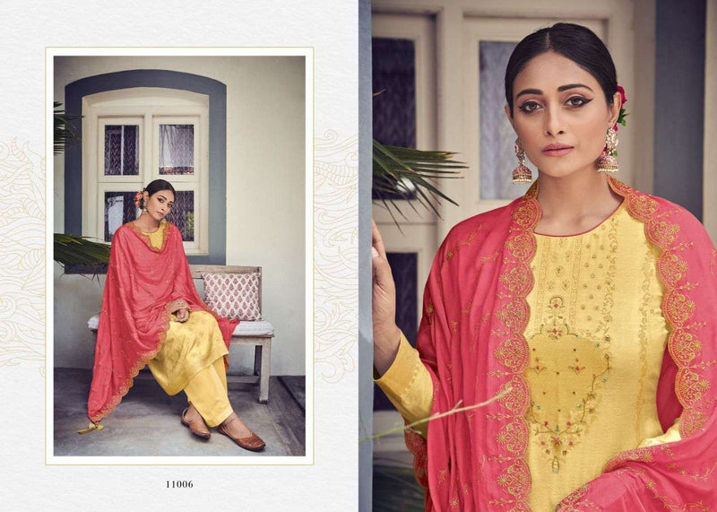 Deepsy Ivyona Viscose Jacqured With Heavy Embroidery Work