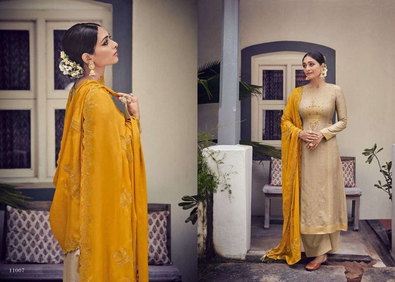 Deepsy Ivyona Viscose Jacqured With Heavy Embroidery Work