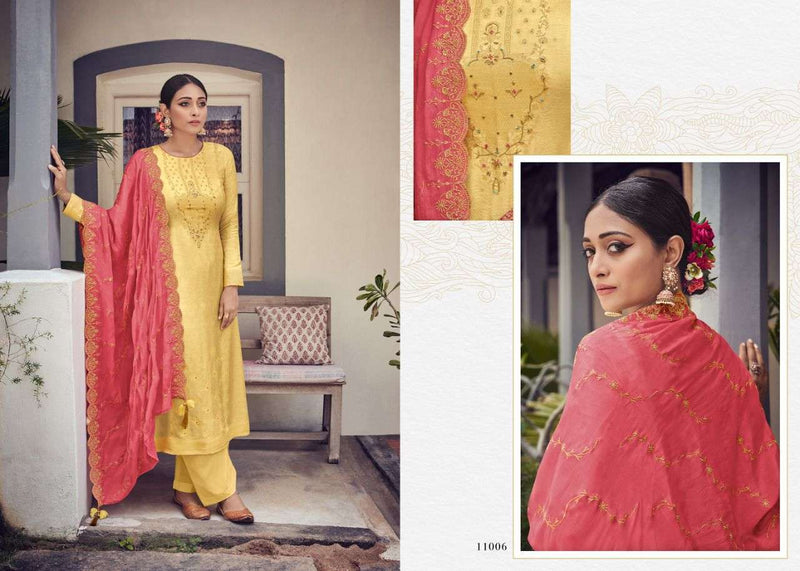 Deepsy Ivyona Viscose Jacqured With Heavy Embroidery Work