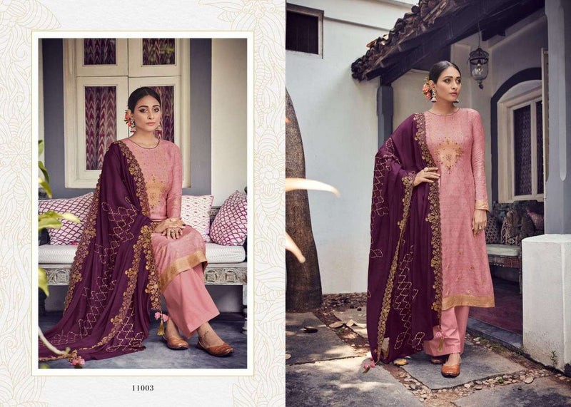 Deepsy Ivyona Viscose Jacqured With Heavy Embroidery Work