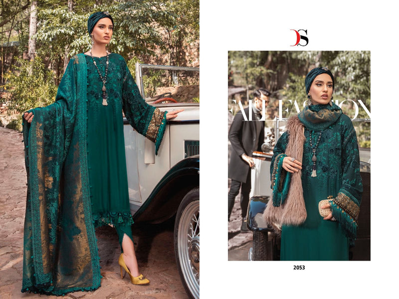 Deepsy Suit Maria B Lawn 23 Pure Cotton Self Embroidered Work Pakistani Suit