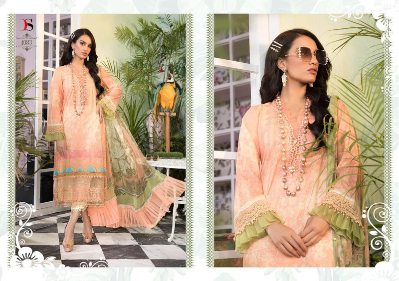 Deepsy Suit Maria B M Print Pashmina With Embroidery Salwar Suit