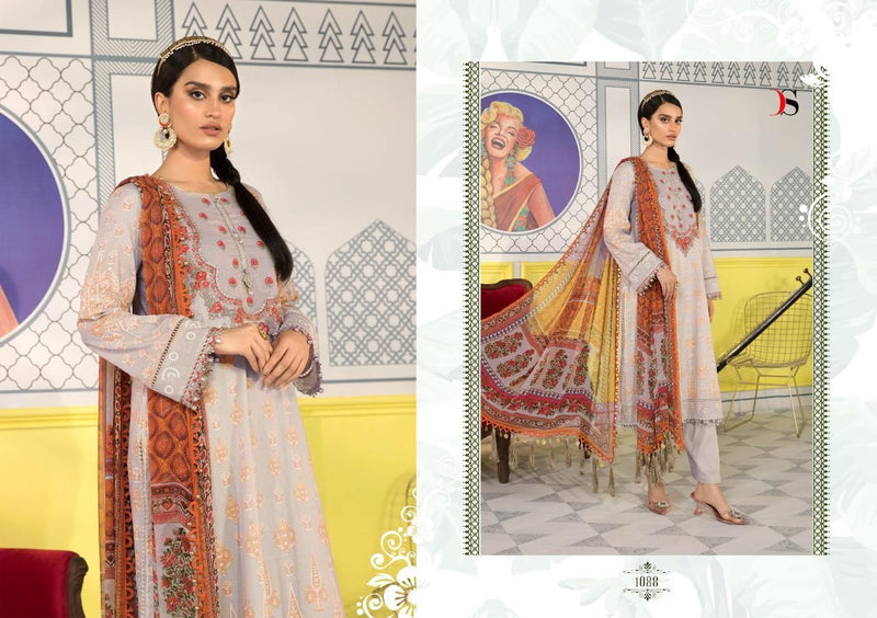 Deepsy Suit Maria B M Print Pashmina With Embroidery Salwar Suit