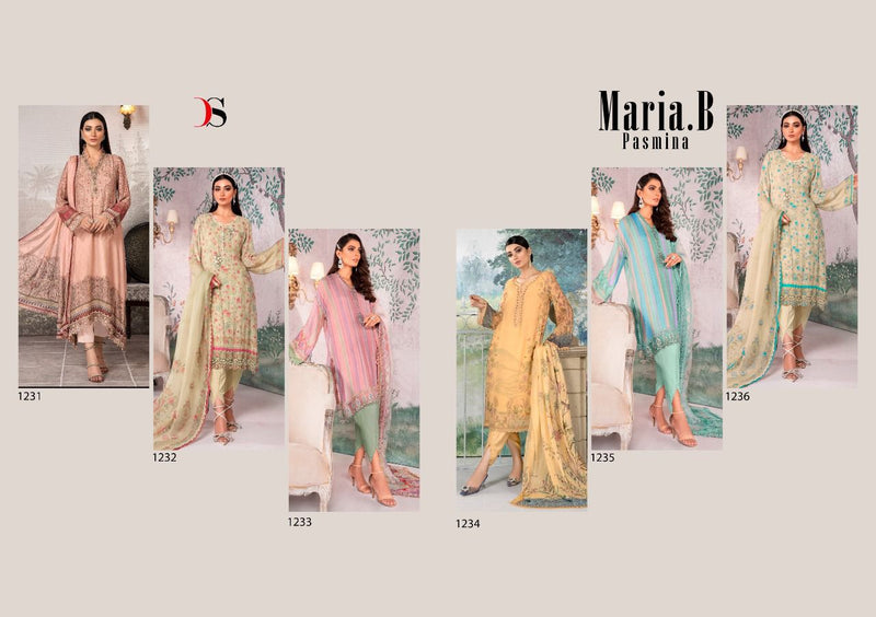Deepsy Suit Maria B Pashmina Handwork Embroidered Salwar Kameez