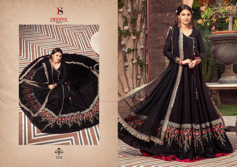 Deepsy Suit Maria B Satin Pure Cotton With Embroidery Salwar Suit