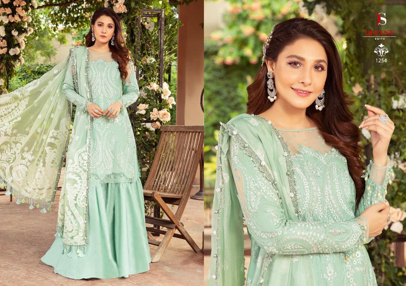 Deepsy Suit Maria B Satin Pure Cotton With Embroidery Salwar Suit
