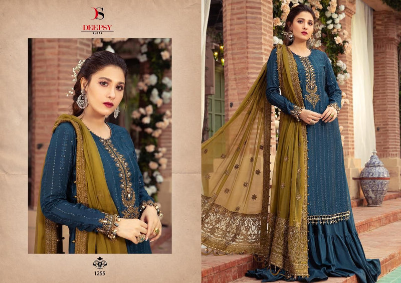 Deepsy Suit Maria B Satin Pure Cotton With Embroidery Salwar Suit