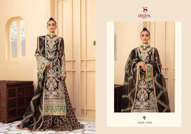 Deepsy Suit Mariyam Net With Heavy Embroidery Work Pakistani Salwar Kameez