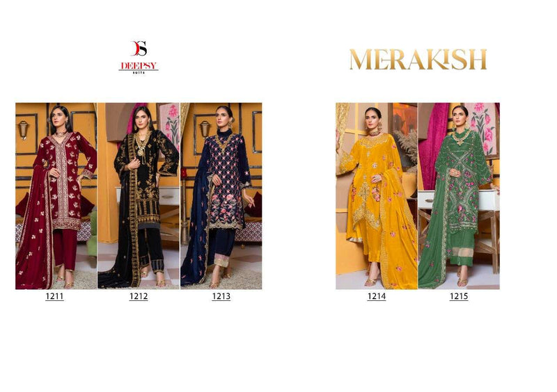 Deepsy Suit Merakish Velvet With Embroidery Salwar Suit