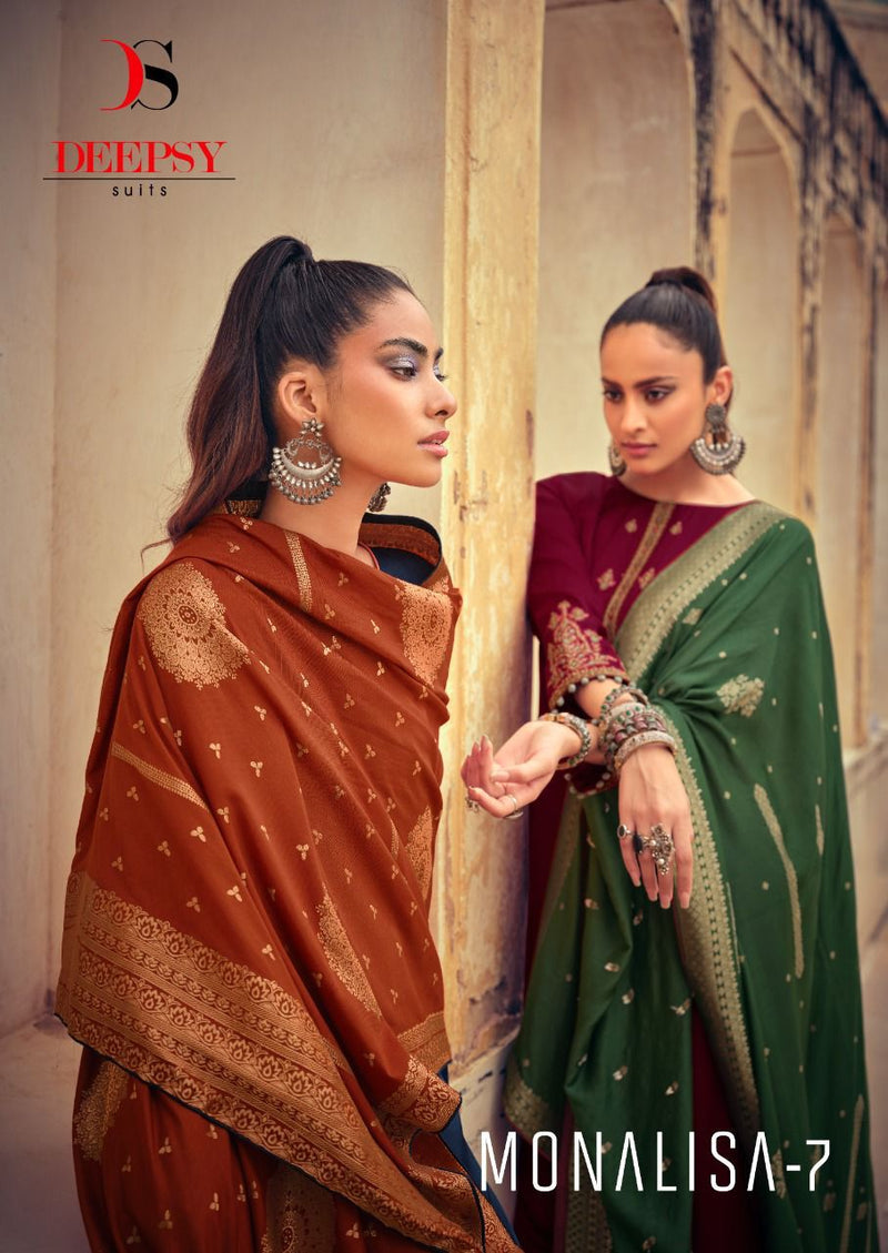 Deepsy Suit Monalisa Vol 7 Mini Silk With Embroidery Work Salwar Suit