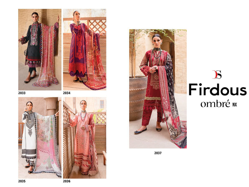 Deepsy Suit Ombre Nx Pure Cotton Self Embroidered Work Pakistani Suit