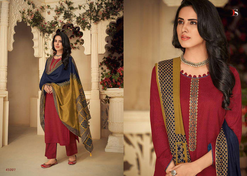 Deepsy Suit Panghat Vol 4 Suoer Nx Pashmina With Embroidery Work Suit