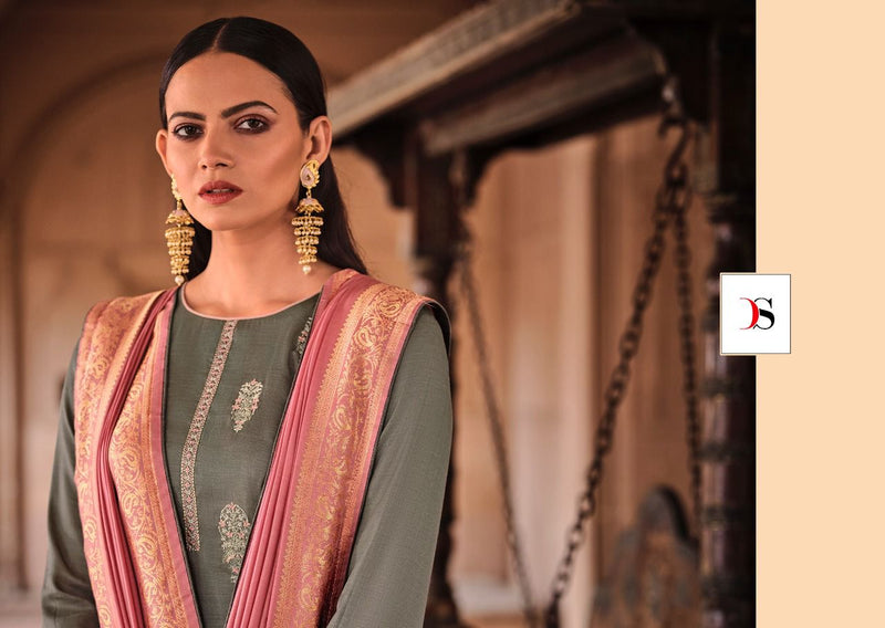 Deepsy Suit Royal Touch Vol 4 Viscose Pashmina With Embroidery Salwar Suit