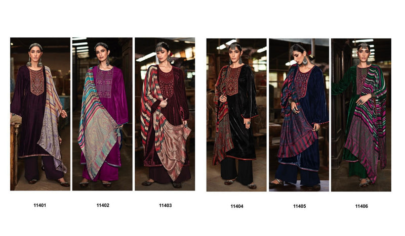 Deepsy Suit Sahjadi Pure Velvet With Embroidery Salwar Suit