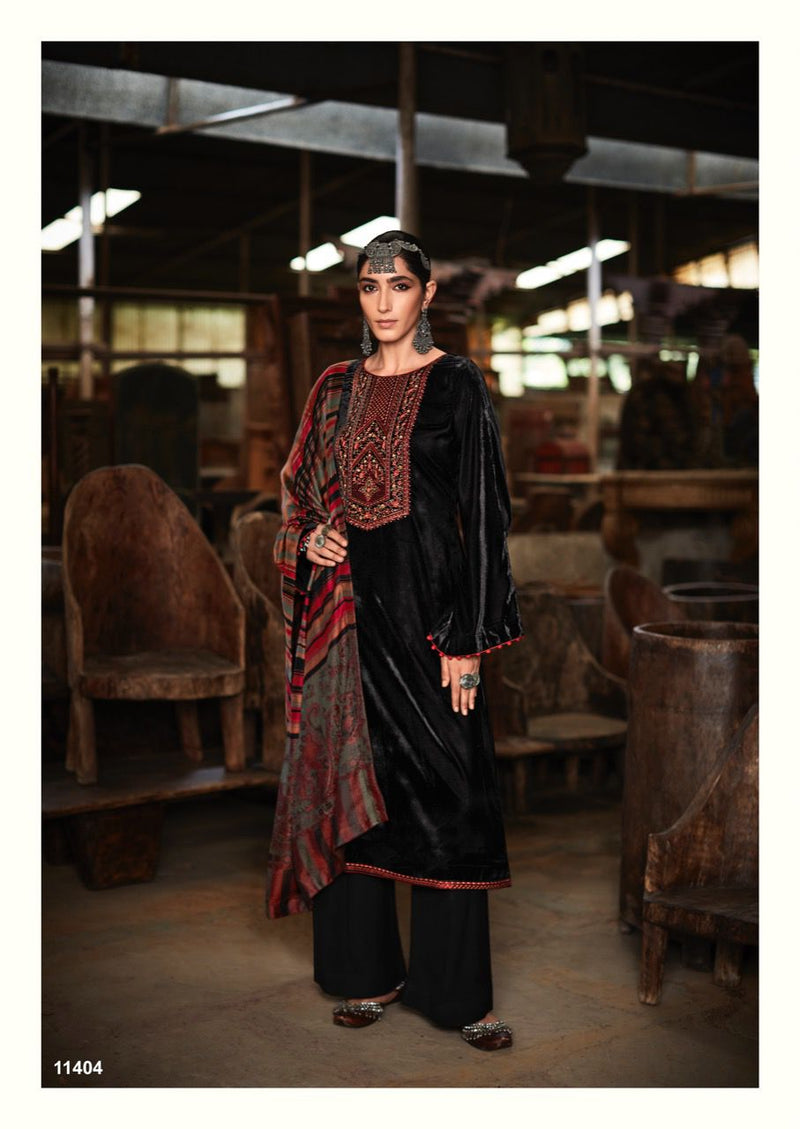Deepsy Suit Sahjadi Pure Velvet With Embroidery Salwar Suit