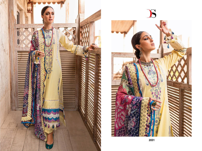 Deepsy Suits Firdous Ombre Embroidered Pure Cotton Heavy Self Embroidered Salwar Suit