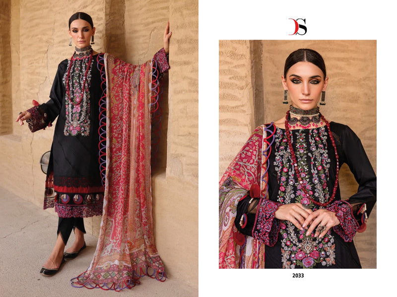 Deepsy Suits Firdous Ombre Embroidered Pure Cotton Heavy Self Embroidered Salwar Suit