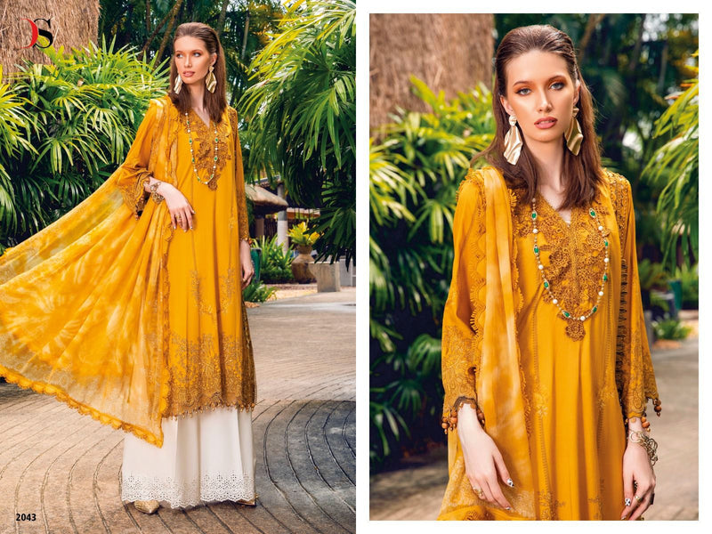Deepsy Suits Firdous Queens Court 3 Pure Cotton With Embroidered Salwar Kameez