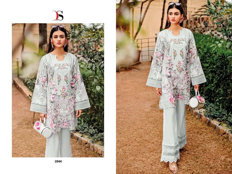 Deepsy Suits Firdous Queens Court 3 Pure Cotton With Embroidered Salwar Kameez
