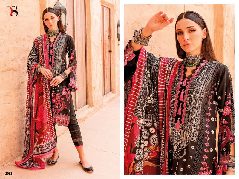 Deepsy Suits Firdrous Urbane 23 Pure Cotton Self Embroidered Pakistani Suit