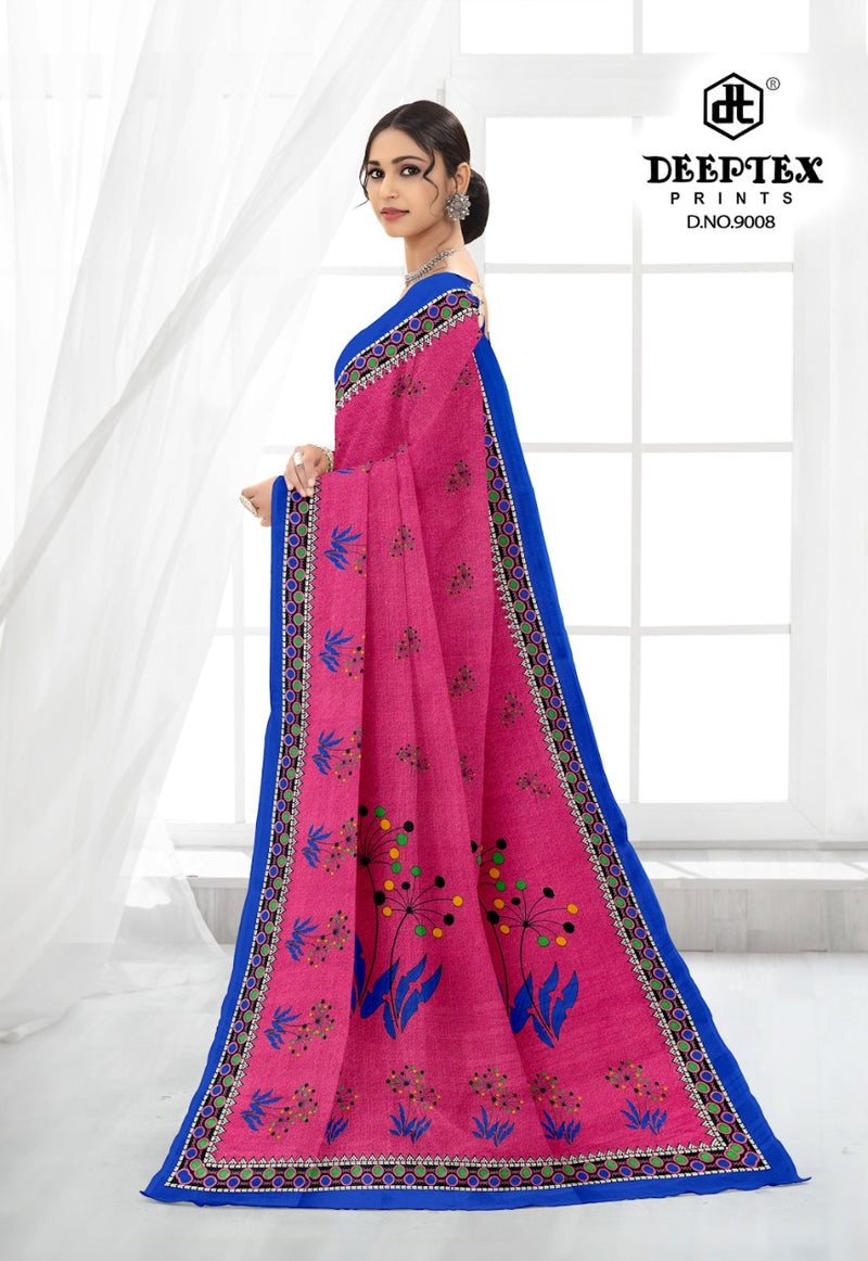 Deeptex Prints Kalamkari Special Vol 9 Pure Cotton Casual Wear Sarees Collection