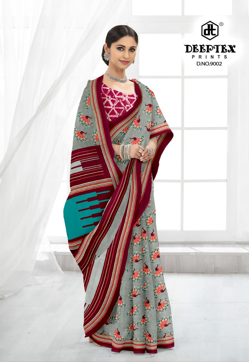 Deeptex Prints Kalamkari Special Vol 9 Pure Cotton Casual Wear Sarees Collection