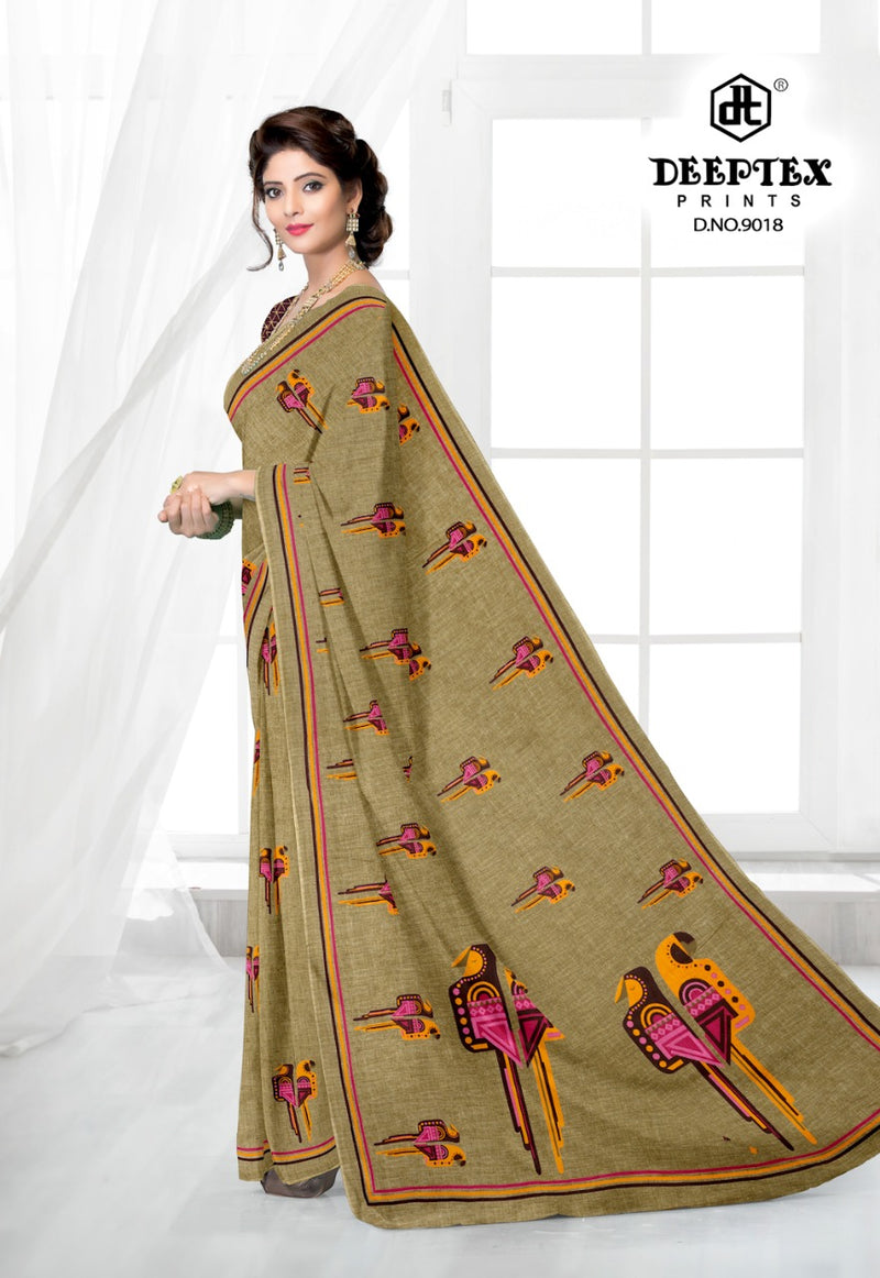 Deeptex Prints Kalamkari Special Vol 9 Pure Cotton Casual Wear Sarees Collection