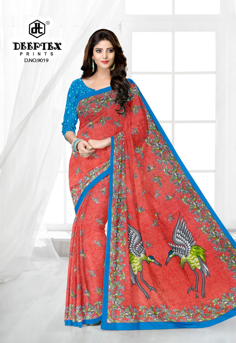 Deeptex Prints Kalamkari Special Vol 9 Pure Cotton Casual Wear Sarees Collection