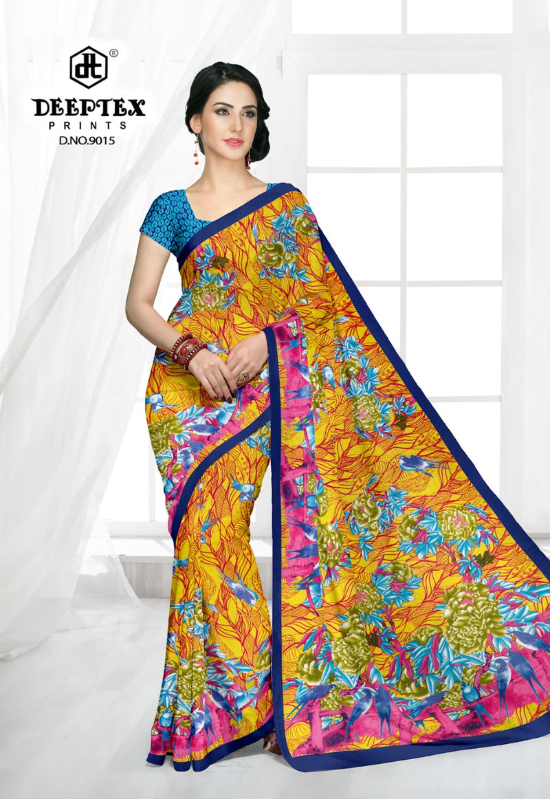 Deeptex Prints Kalamkari Special Vol 9 Pure Cotton Casual Wear Sarees Collection