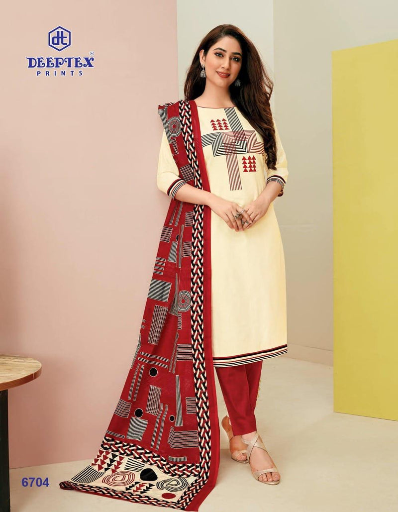 Deeptex Prints Miss India Vol 67 Pure Cotton Salwar Suit