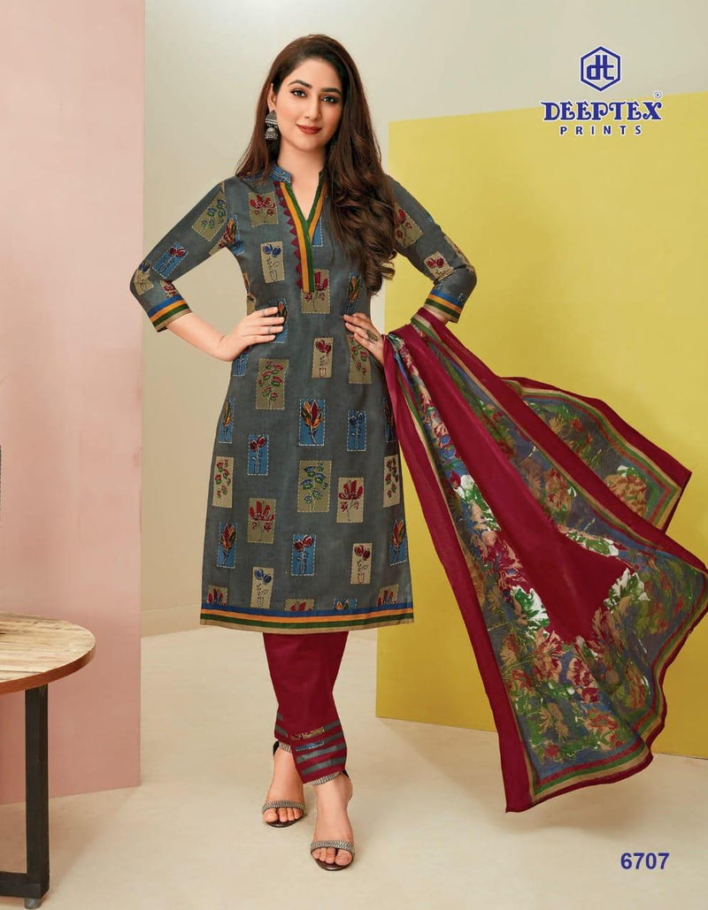 Deeptex Prints Miss India Vol 67 Pure Cotton Salwar Suit
