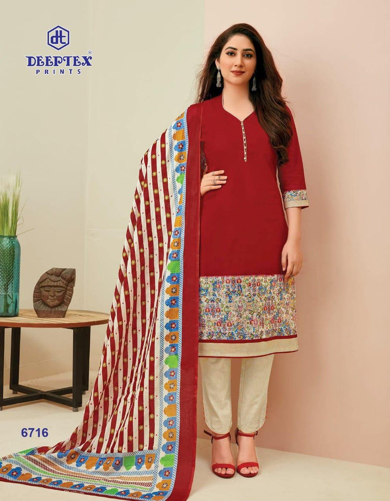 Deeptex Prints Miss India Vol 67 Pure Cotton Salwar Suit