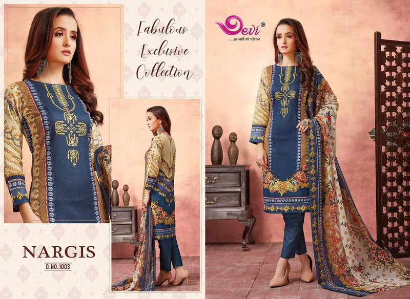 Devi Fashion Nargis Pure Lawn Casual Wear Salwar Kameez
