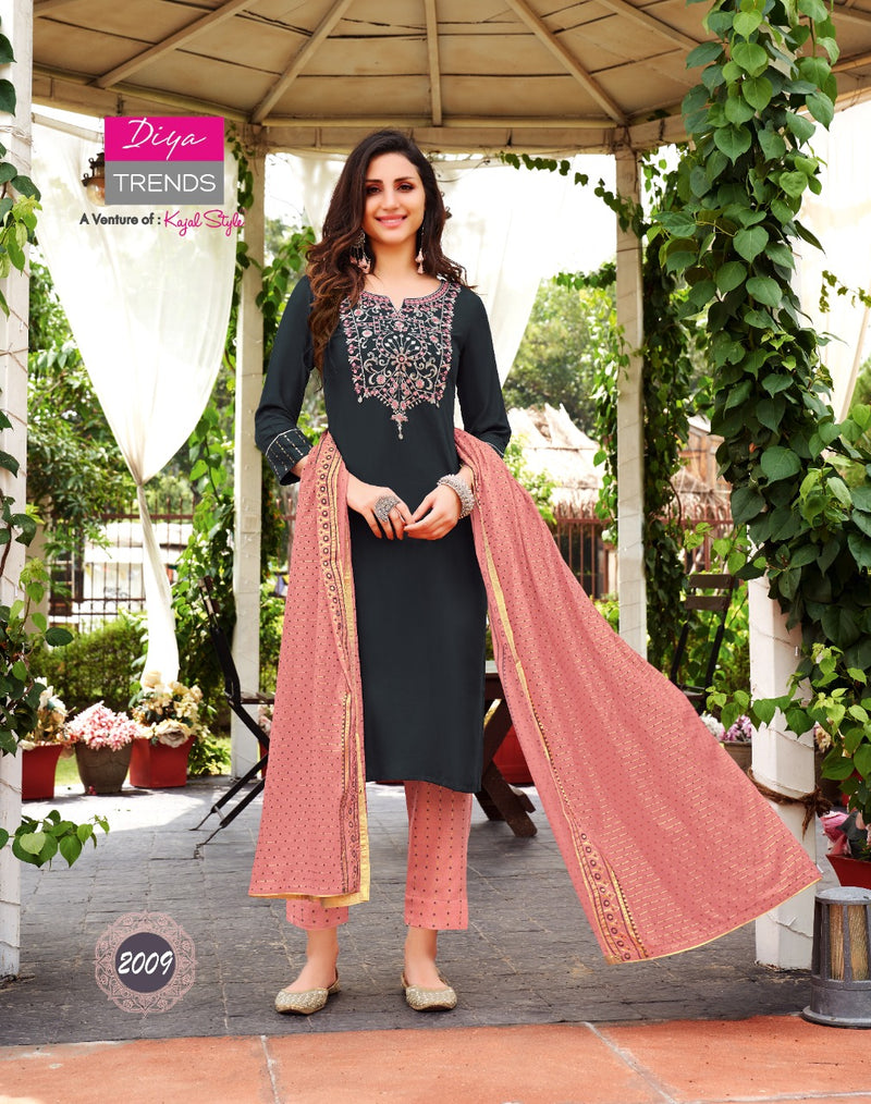 Diya Odhani Vol 2 Rayon Trends Fancy Kurti