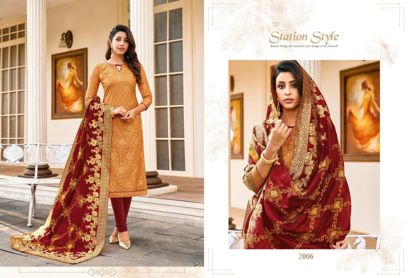 Dulhan Vol 2 Modal Silk Embroidery Work Exclusive Fancy Casual Wear Salwar Suit With Dupatta