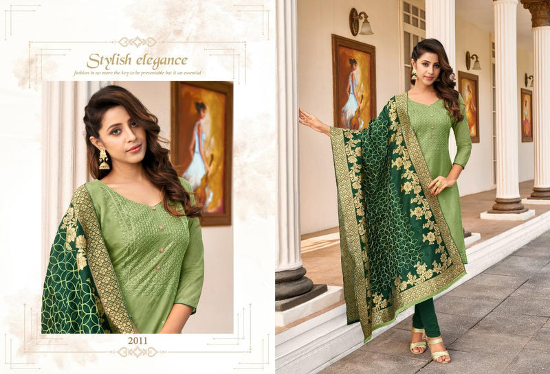 Dulhan Vol 2 Modal Silk Embroidery Work Exclusive Fancy Casual Wear Salwar Suit With Dupatta