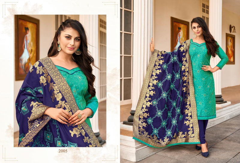 Dulhan Vol 2 Modal Silk Embroidery Work Exclusive Fancy Casual Wear Salwar Suit With Dupatta