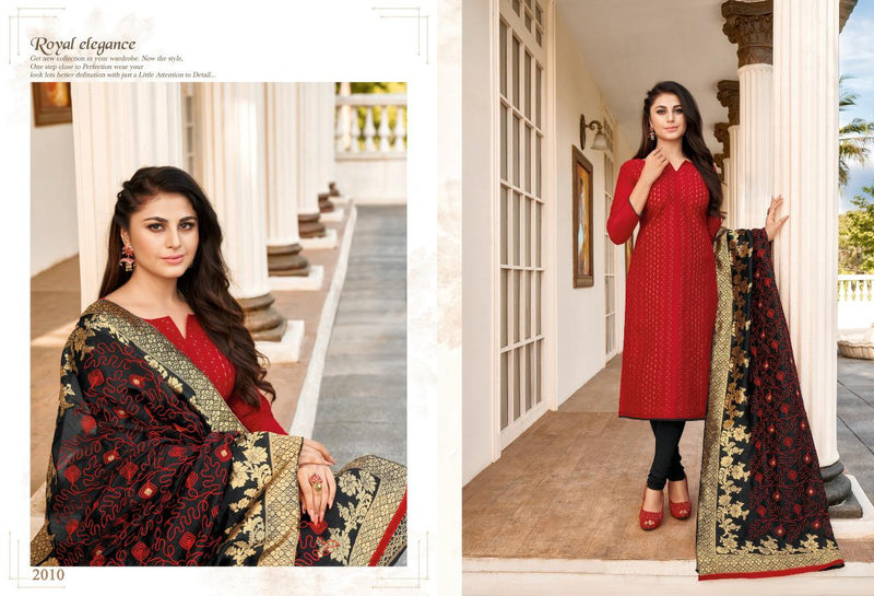 Dulhan Vol 2 Modal Silk Embroidery Work Exclusive Fancy Casual Wear Salwar Suit With Dupatta