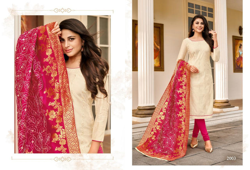 Dulhan Vol 2 Modal Silk Embroidery Work Exclusive Fancy Casual Wear Salwar Suit With Dupatta