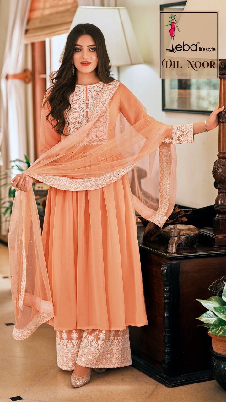 Eba Lifestyle Dil Noor Georgette Party Wear Salwar Suit