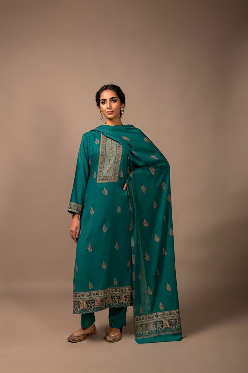 Naariti Ehrum Pashmina With Jacquard Hand Work Stylish Designer Casual Wear Salwar Kameez