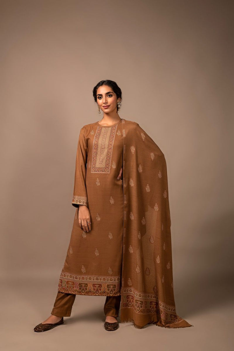 Naariti Ehrum Pashmina With Jacquard Hand Work Stylish Designer Casual Wear Salwar Kameez