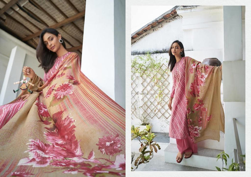 Varsha Ehrum Amara Cotton Printed Party Wear Salwar Suits With Beautiful Embroidery