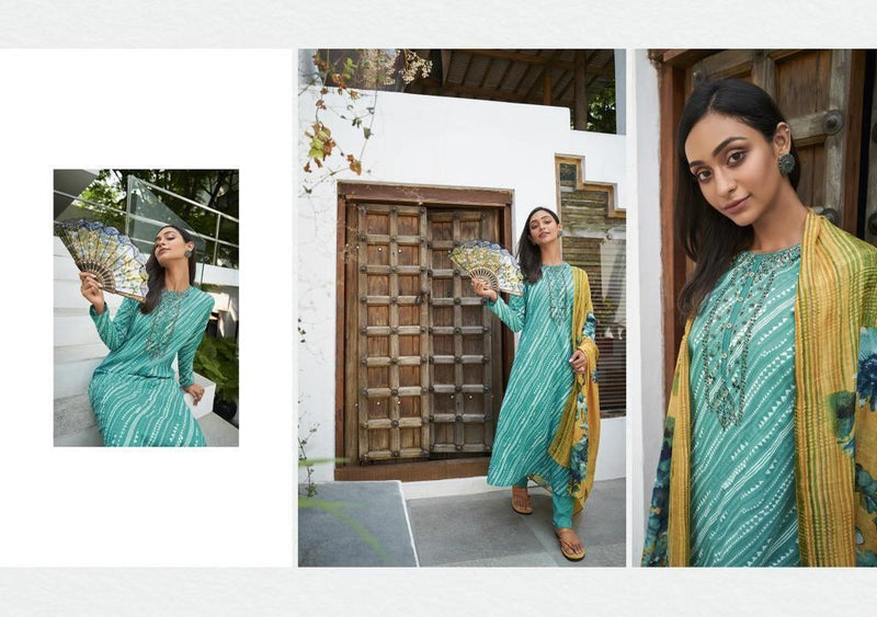 Varsha Ehrum Amara Cotton Printed Party Wear Salwar Suits With Beautiful Embroidery