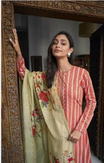 Varsha Ehrum Amara Cotton Printed Party Wear Salwar Suits With Beautiful Embroidery
