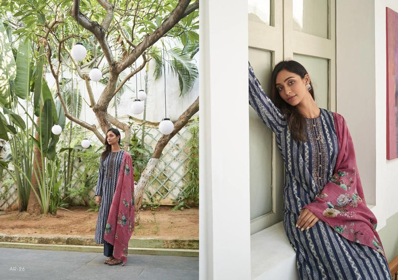 Varsha Ehrum Amara Cotton Printed Party Wear Salwar Suits With Beautiful Embroidery